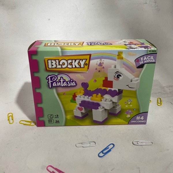 Producto - Bloque Blocky mini unicornio