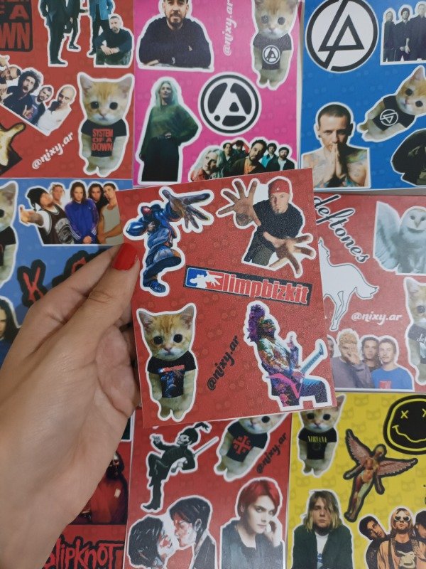 Producto - Plancha de stickers Limpbizkit