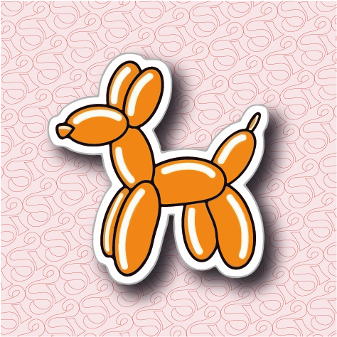 Producto - Perro globo naranja
