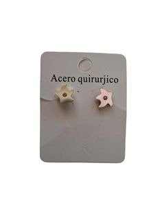 Producto - Aros estrella de acero quirúrgico