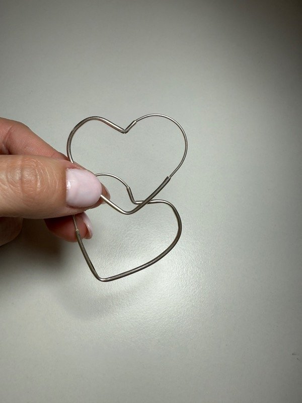 Producto - Argollas en forma de corazón - 2