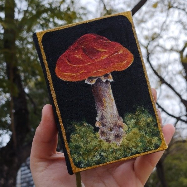 Producto - Cuaderno A7 hojas Kraft fungi
