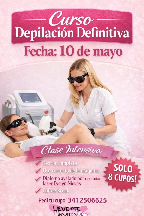 Producto - CURSO DEPILACIÓN DEFINITIVA -21 DE JUNIO