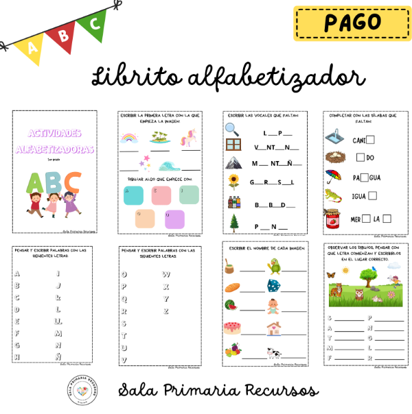 Producto - Librito alfabetizador