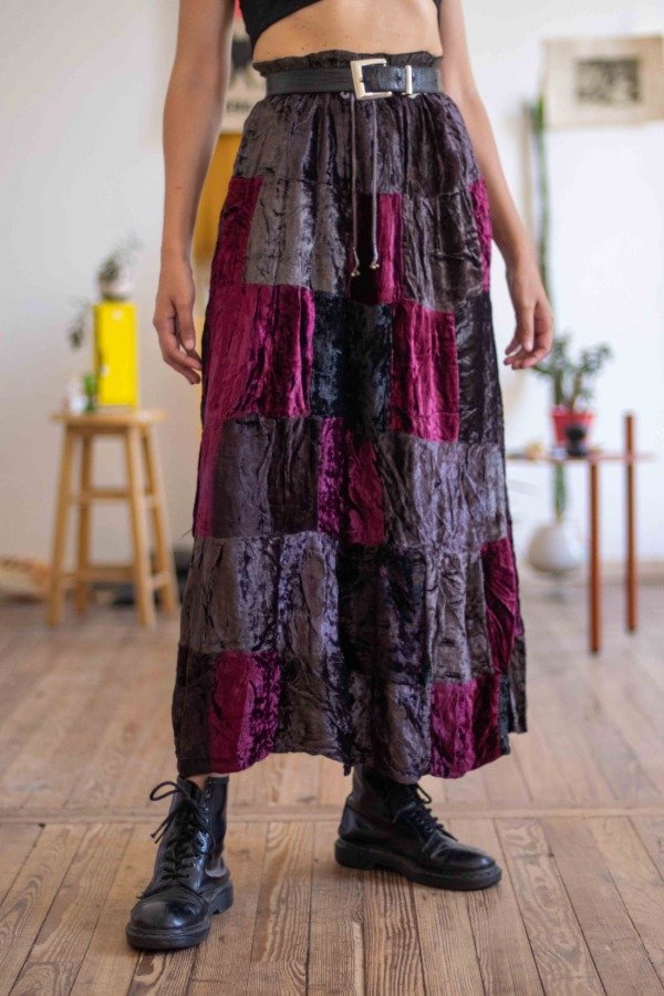 Producto - Falda Century XXI (nueva) Patch Bordó Talle: varios-