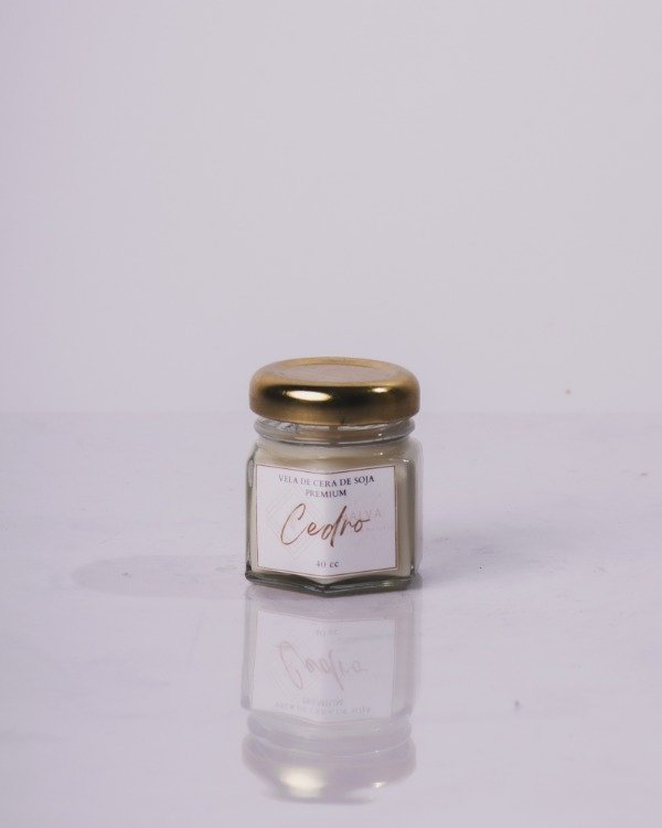 Producto - VELA - Vidrio Hexagonal (c/tapa) - 2 Tamaños - 0