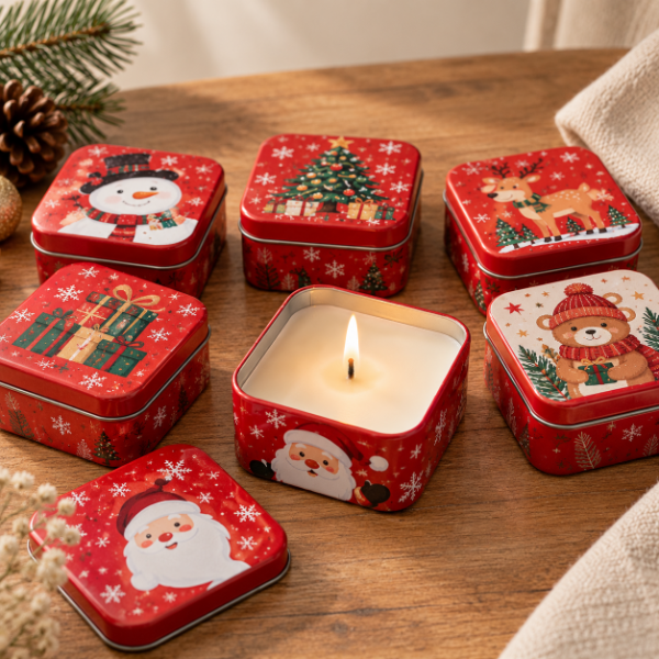 Producto - LATITA CUADRADA NAVIDAD - SOLO POR TIENDA ONLINE