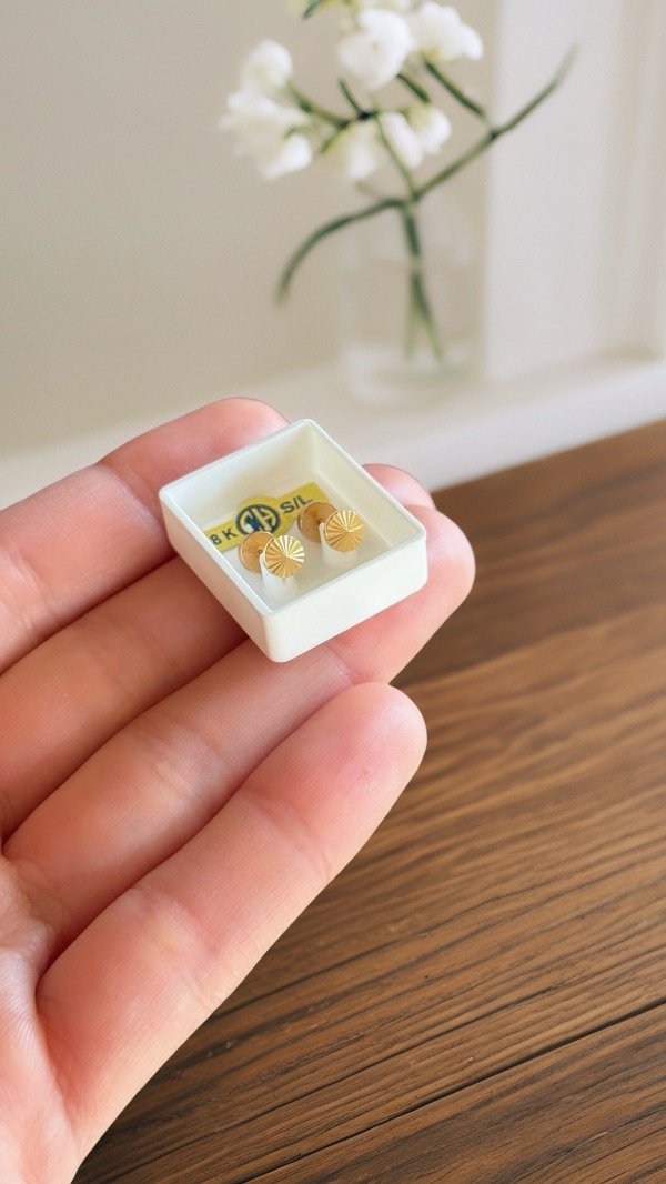 Producto - Abridores facetados CH de ORO 18K AB16