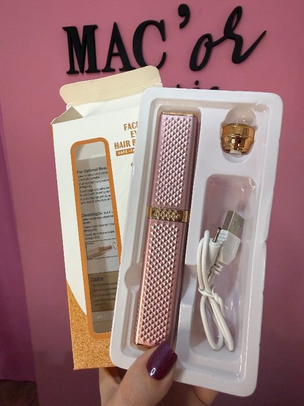 Producto - Depiladora facial y corporal 2 cabezales carga usb