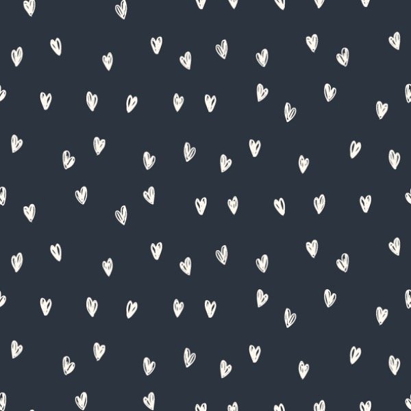 Producto - Retazo Cordura Corazoncitos azul 78cm