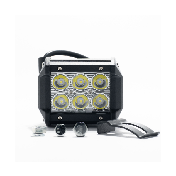 Producto - Faro 6 LEDs Rectangular 18W Blanco