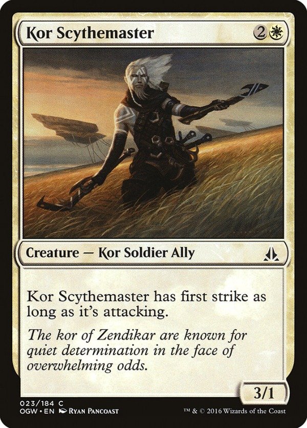 Producto - Kor Scythemaster  Oath of the Gatewatch