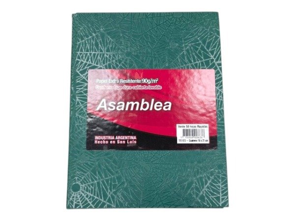 Producto - CUADERNO 50H ASAMBLEA VERDE 16X21 8638