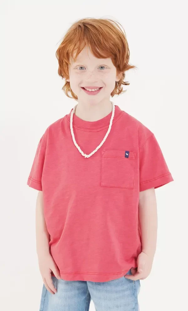 Producto - Remera MC Kid Bolsillito rojo MM