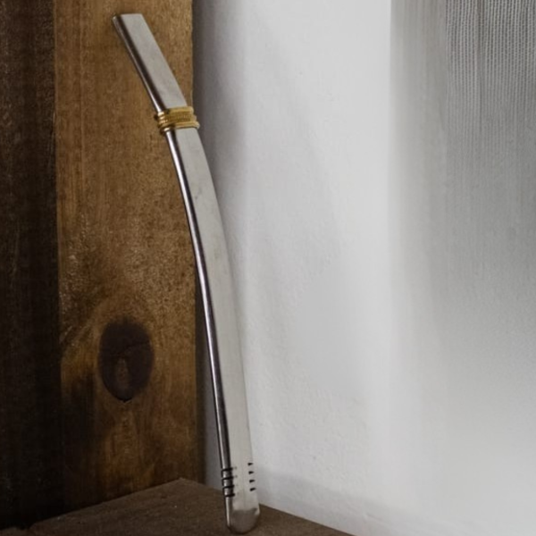 Producto - BOMBILLA PLANA DE ACERO INOXIDABLE