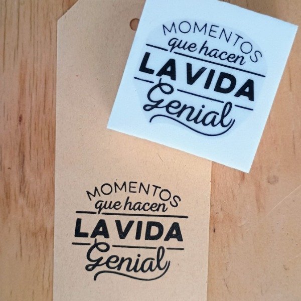 Producto - Sello Los momentos 5x5 cm