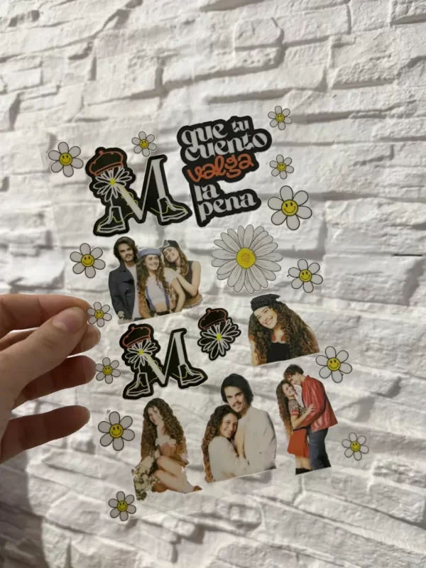 Producto - Plancha Stickers UV Margarita