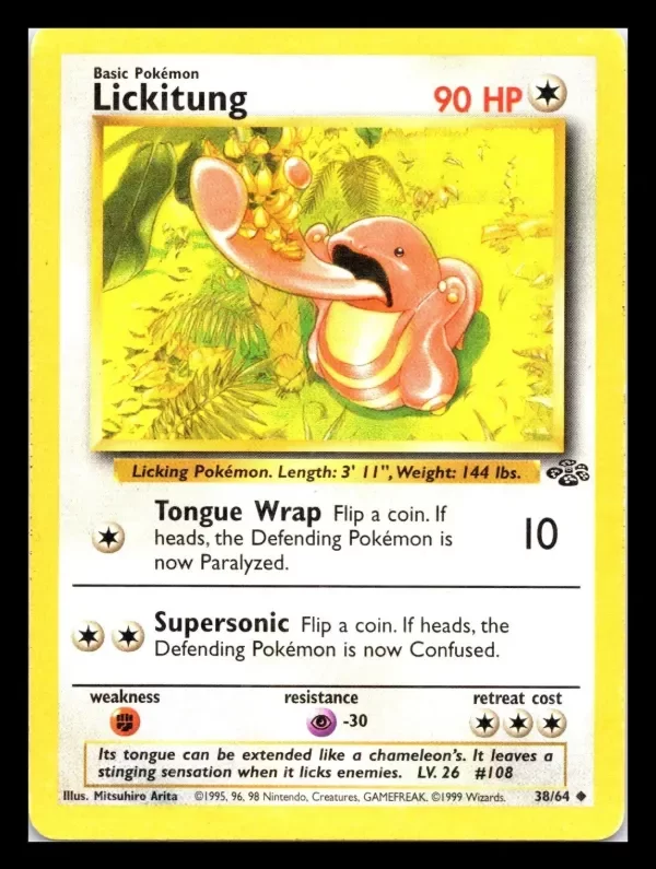 Producto - Lickitung 38/64 Jungle Vintage Pokemon TCG