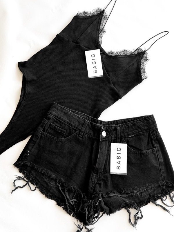 Producto - Short Alice tiro bajo negro TALLE 36 - 0