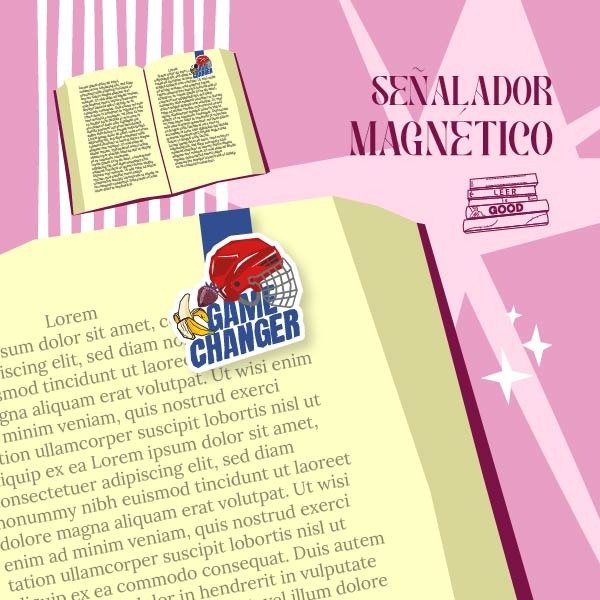 Producto - Señalador Magnético - Game Changer - Heated Rivalry