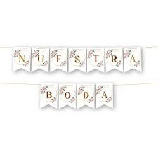 Producto - BANDERIN NUESTRA BODA