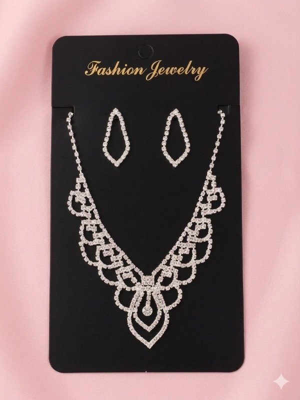 Producto - Conjunto Collar y aros de strass m5