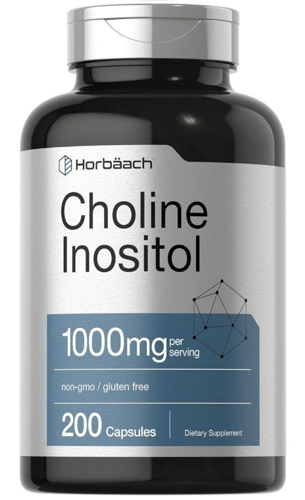 Producto - Horbaach - Choline inositol 1000mg (por servicio)  x 200 capsulas