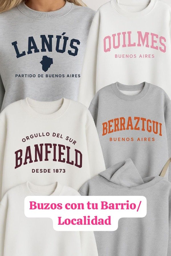 Producto - LINEA BROTHER BUZO BARRIOS PERSONALIZADO CUELLO REDONDO