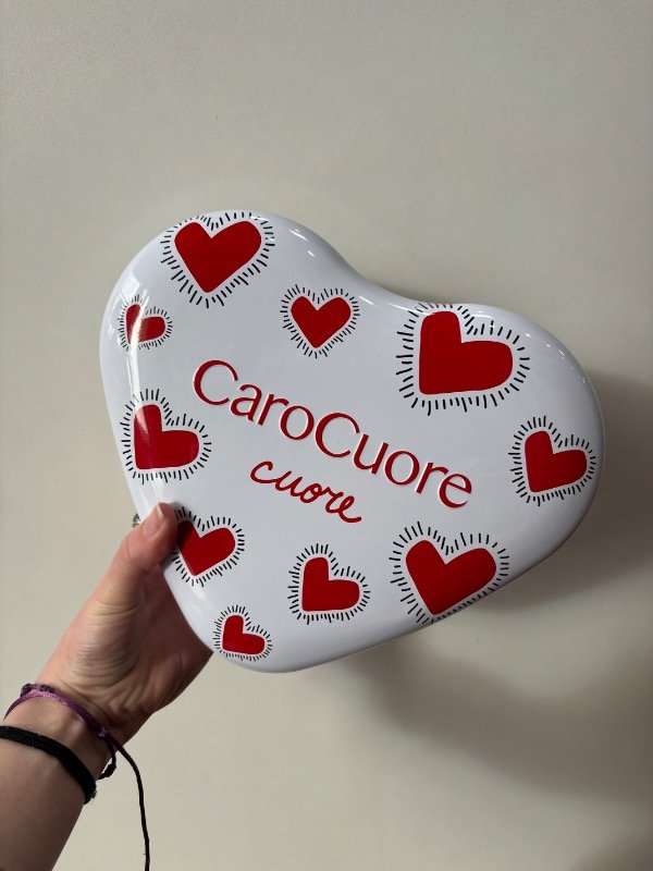 Producto - Set Lata Corazón Caro Cuore Cuore