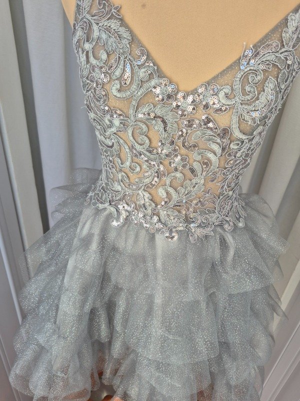 Producto - Plata con volados, corto