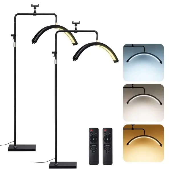 Producto - Lampara Medialuna Half moon Con Soporte y Control Remoto 50w 28"