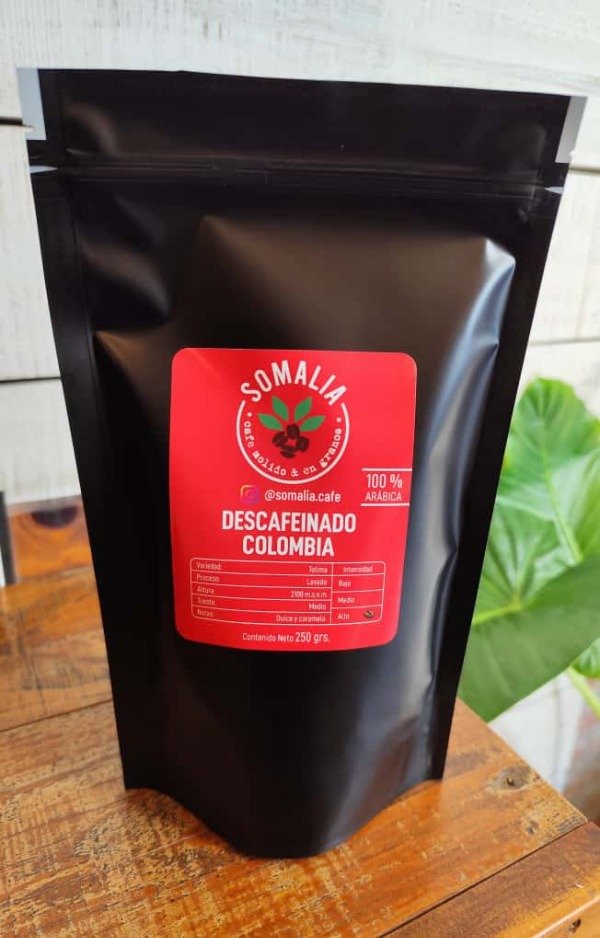 Producto - Café de especialidad Colombia Descafeinado