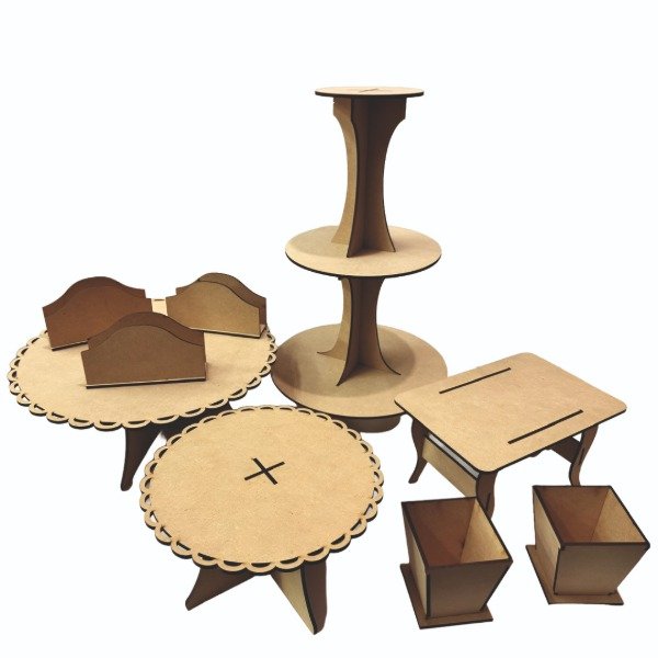 Producto - Combo Candy Bar Fibrofacil Mesa Dulces X9