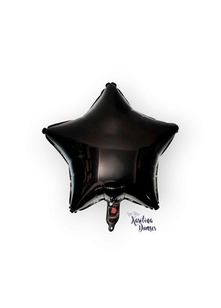 Producto - Globo Estrella Negra 18"