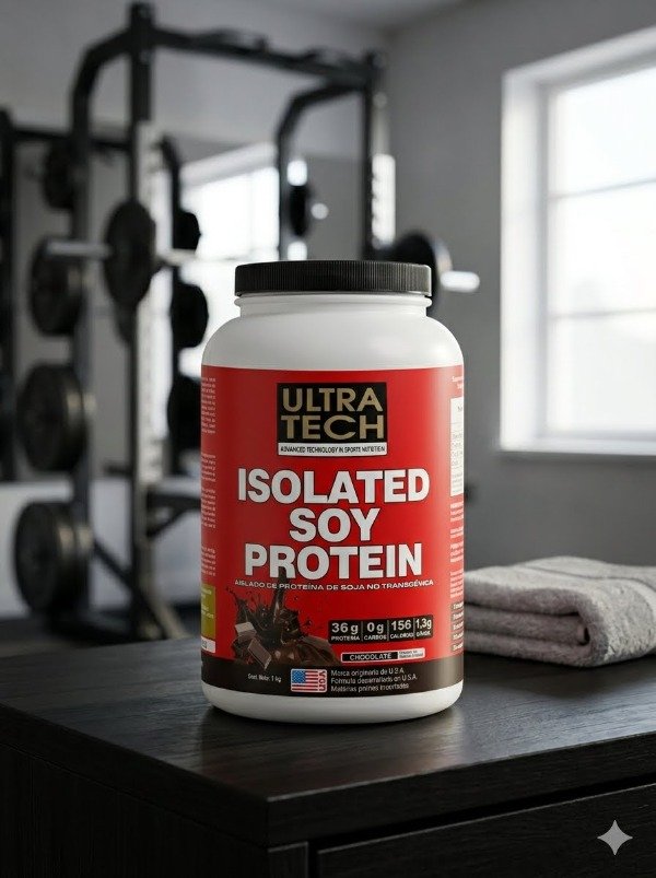 Producto - Isolated Soy Protein Ultra Tech: Proteina Vegetal Pura y de Alta Calidad
