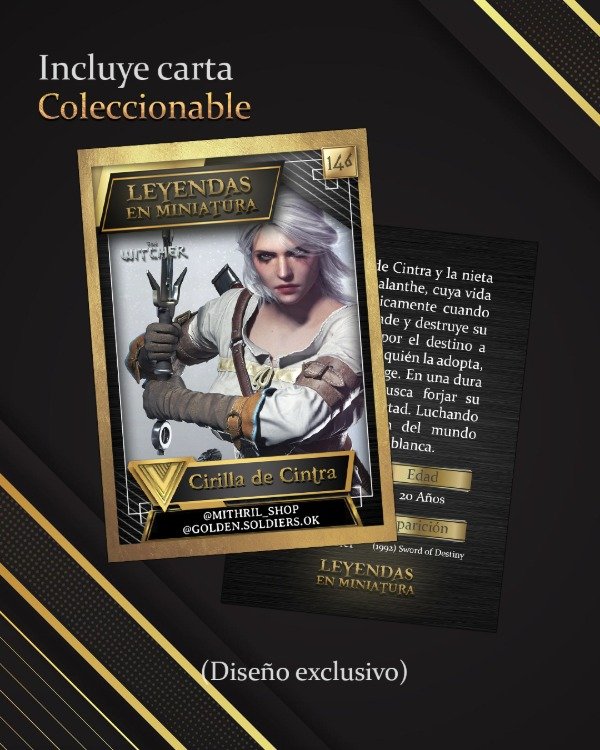 Producto - Cirilla de Cintra - The Witcher - Leyenda Nro 146 - 4