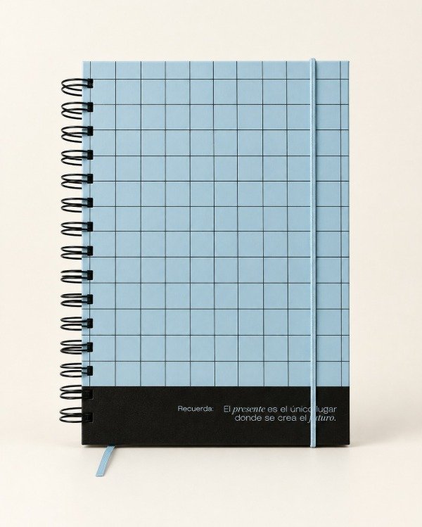 Producto - Presente - Celeste a cuadros - Agenda 2027 - 0