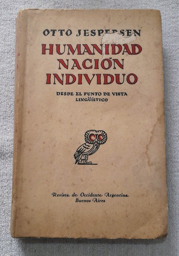 Producto - Humanidad Nación Individuo - Otto Jespersen - Revista de Occidente