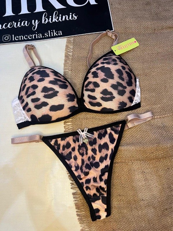 conjunto melifera animal print