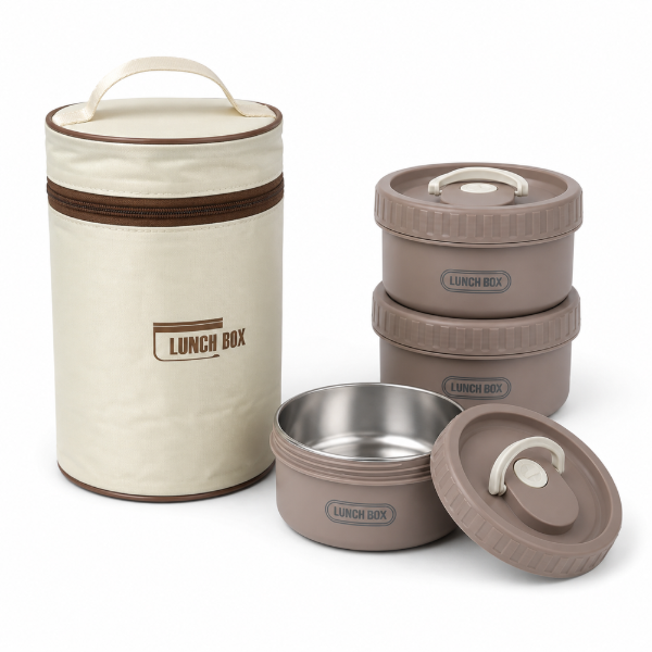 Producto - Lunchera térmica con 3 contenedores herméticos