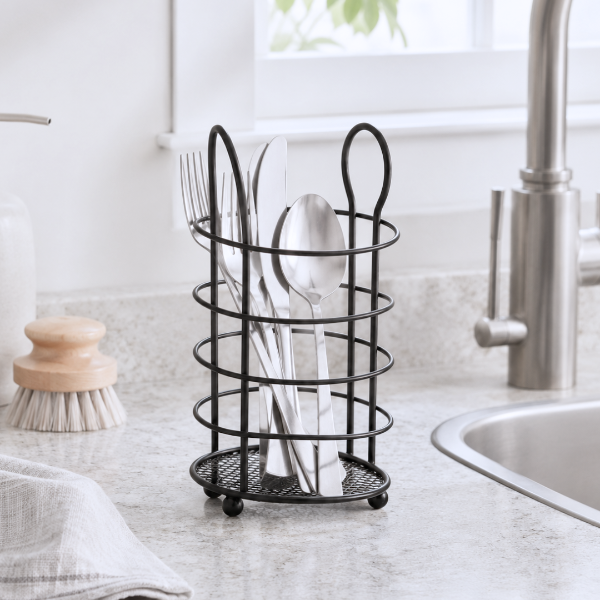 Producto - ESCURRE CUBIERTOS DE  MESADA NEGRO - 0