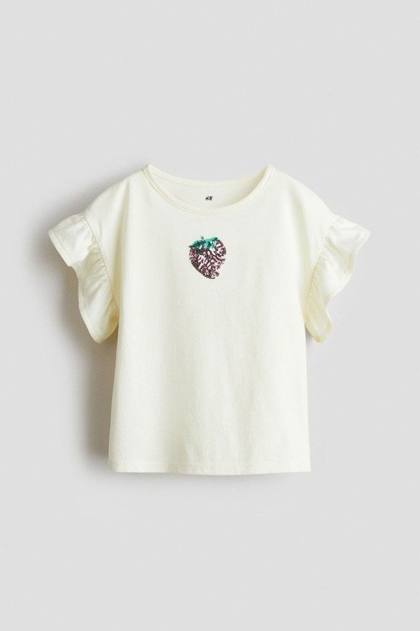 Producto - Remera HyM frutilla lentejuelas - 0
