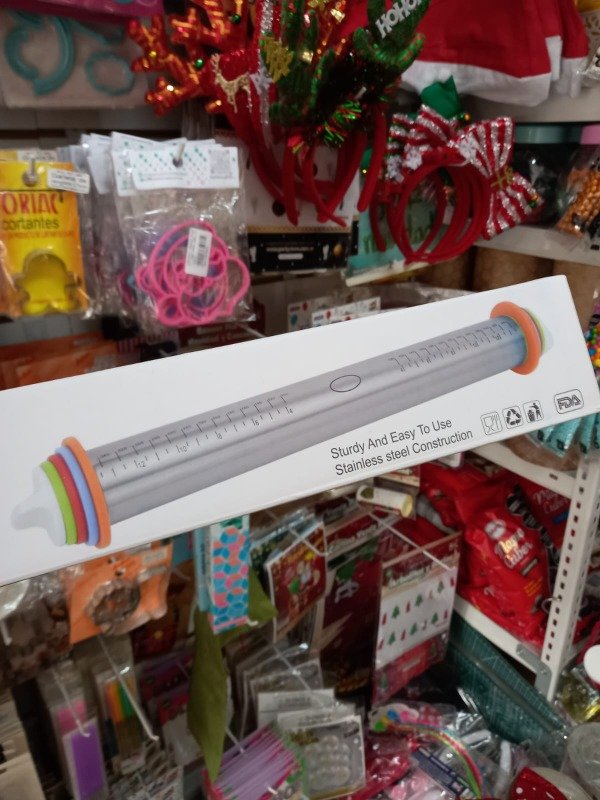 Producto - Palo de amasar regulable acero inoxidable