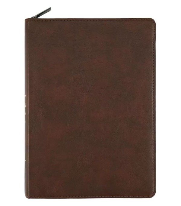 Producto - BIBLIA NVI LETRA GIGANTE CON CIERRE - Imitacion Piel Marrón
