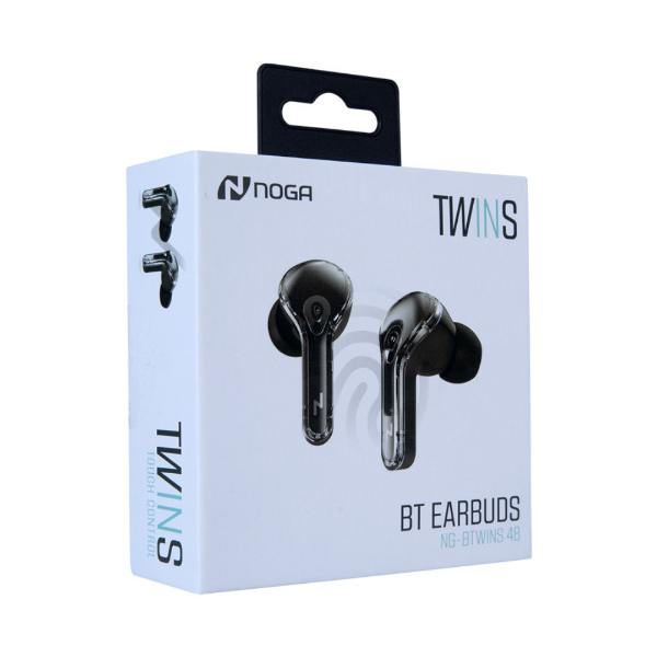 Producto - AURICULAR BT NOGANET BTWINS 48 NEGRO