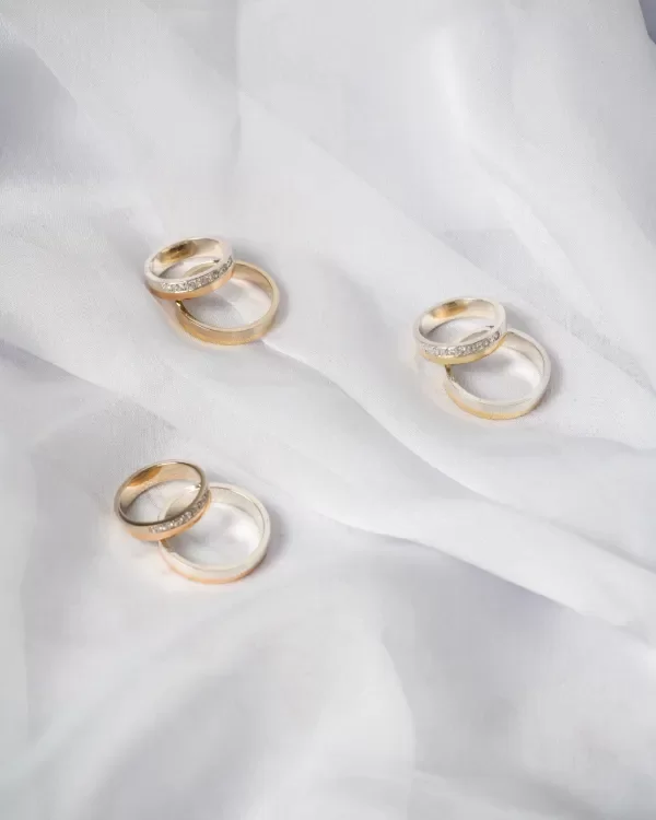 Producto - Alianza Plata 925 y Oro 18kts