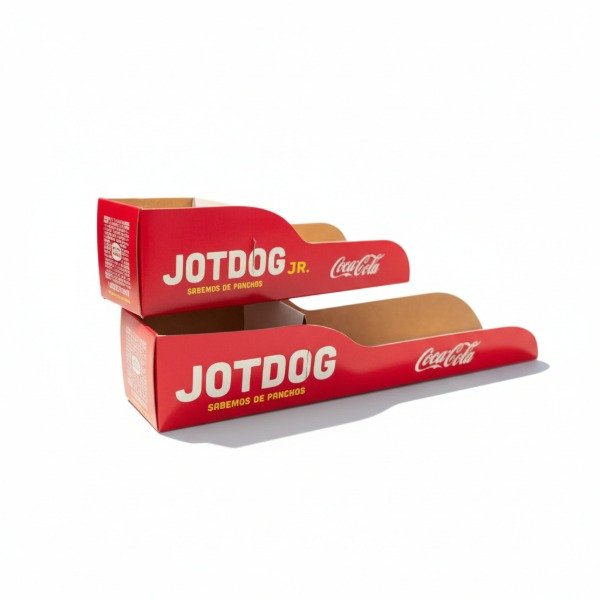 Producto - COMBO PORTA PANCHO Y PAPAS FRITAS - CAJAS ENVASE GRANDE Y CHICO