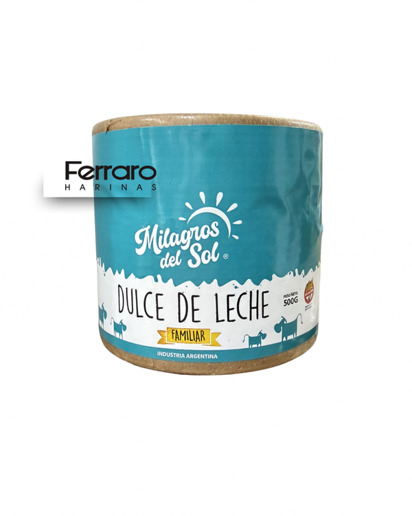 Producto - Dulce de leche Milagros del sol familiar 500gr