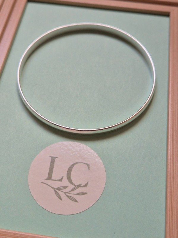 Producto - Pulsera esclava blanca 70mm 5mm