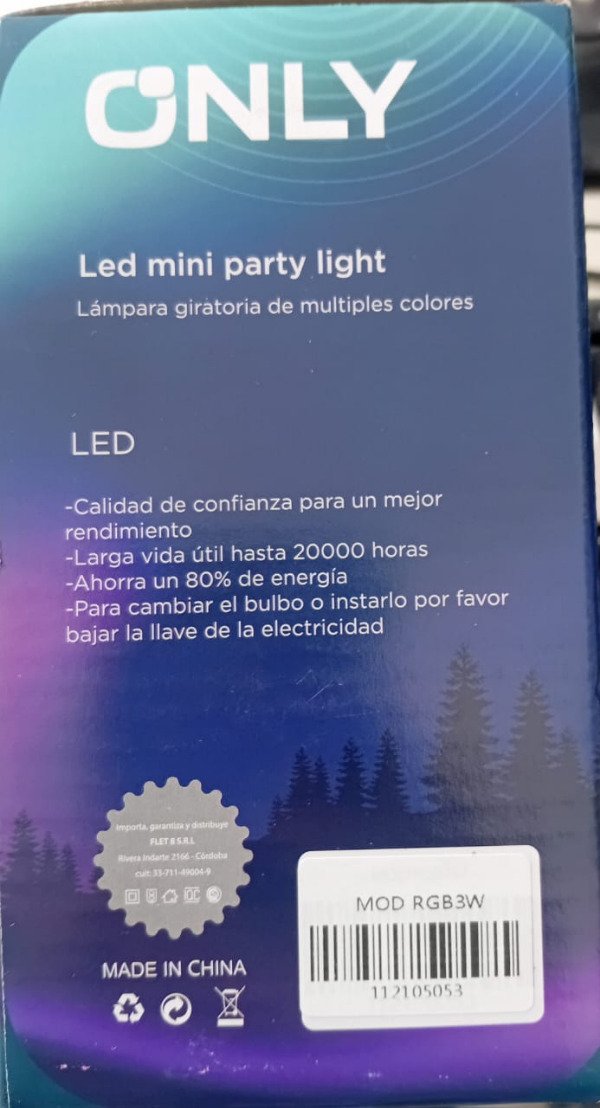 Producto - Lámpara Led Party Light